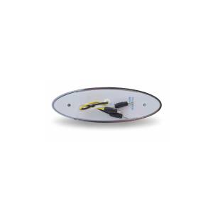 TRUX - TRUX - TLED-G4XAG - PLAFON TRUX 10 LEDS AMBAR/VERDE  OVALADO 6 5/8" X2 1/8" BISEL CROMADO - Image 5