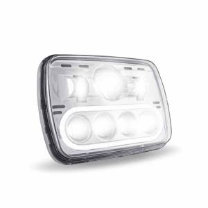 TRUX - TRUX - TLED-H4 - FARO TRUX 7 LEDS 5" X 7" CON PROYECCION Y HALO 700 LUMENS 12-24V - Image 8