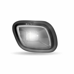 TRUX - TLED-H43 - LUZ ANTINIEBLA CON PROYECTOR LED CASCADIA NEGRA - LADO CHOFER