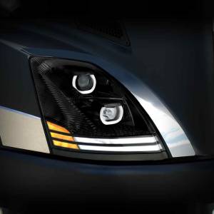 TRUX - TRUX - TLED-H55 - FANAL VOLVO VNL 3RA GENERACION CON 2 TIRAS DE LEDS FONDO NEGRO LADO PASAJERO - Image 4