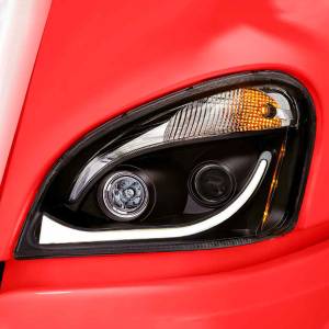 TRUX - TRUX - TLED-H68 - FARO DE CASCADIA TRUX CON PROYECTOR Y LUCES LED DE POSICION Y GIRO FONDO NEGRO LADO CONDUCTOR. - Image 3