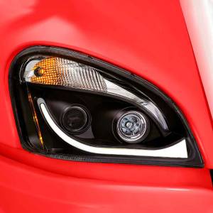 TRUX - TRUX - TLED-H69 - FARO CASCADIA TRUX CON PROYECTOR Y LUCES LED DE POSICION Y GIRO FONDO NEGRO LADO PASAJERO - Image 3