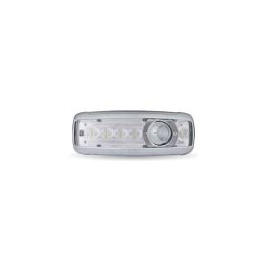 TRUX - TLED-IK60 - PLAFON INTERIOR TRUX KENWORTH 11 LED 6 COLORES BLANCO/AMBAR/AZUL/VERDE/MORADO/ROJO CROMADA 12V