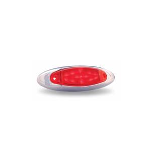 TRUX - TRUX - TLED-INFR - PLAFON TRUX 13 LEDS INFINITY OVALADO 6.5" X 2.14" ROJO BISEL CROMADO 12V - Image 2