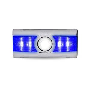 TRUX - TRUX - TLED-IR40 - LUZ LED  TRUX INTERIOR DE TECHO PARA PETERBILT CON 6 COLORES 12 V BISEL CROMADO - Image 6