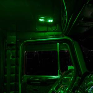 TRUX - TRUX - TLED-IR40 - LUZ LED  TRUX INTERIOR DE TECHO PARA PETERBILT CON 6 COLORES 12 V BISEL CROMADO - Image 11