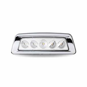 TRUX - TLED-K200CA - PLAFON TRUX SALPICADERA KENWORTH TRANSPARENTE/AMBAR 5 LEDS LADO PASAJERO