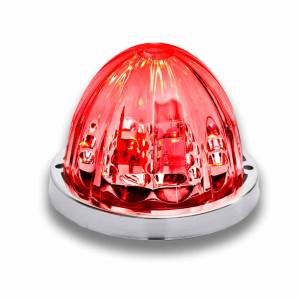 TRUX - TRUX - TLED-WTRG - PLAFON TRUX 19 LEDS ROJO/VERDE REDONDO 3.18 X 2.56 X 3.18 12V CON BISEL DE PLASTICO CROM LINEA E - Image 3