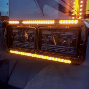 TRUX - TRUX - TU-1029A - BISEL DE LINTERNA AMBAR PLANA RECTANGULAR UNIVERSAL - Image 2