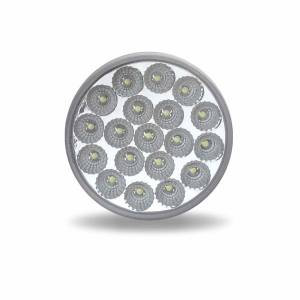 TRUX-TLED-4X40AS-LUZ REDONDA ESTROBOSCOPICA ROJA/BLANCA 4" DOBLE FUNCION 19 LEDS