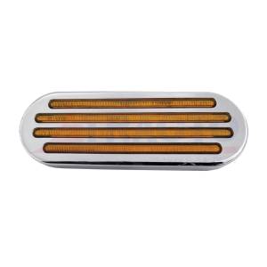 TRUX-TLED-FOA-LEDS AMBAR PLANO OVALADO 52 DIODOS