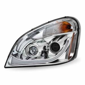 TRUX-TLED-H66-FANAL ATM LEDS FREIGHTLINER CASCADIA PROYECTOR CONJUNTO DE FANAL ATMS CON TIRA DE LEDS LADO CHOFER