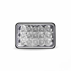 TRUX - TRUX-TLED-H71-FARO TRUX 4" X 6" ALTA Y BAJA 15 LEDS 3000 LUMENS CROMADA 12-24V - Image 2