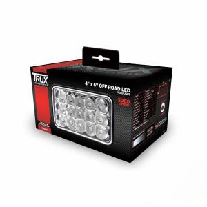 TRUX - TRUX-TLED-H71-FARO TRUX 4" X 6" ALTA Y BAJA 15 LEDS 3000 LUMENS CROMADA 12-24V - Image 10