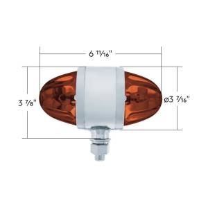 UNITED PACIFIC - UNITED PACIFIC - 33018 - CARCASA CROMADA DE DOBLE CARA CON 2 LENTES DE CRISTAL SANDÍA - ÁMBAR OSCURO - Image 7