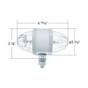 UNITED PACIFIC - UNITED PACIFIC - 33019 - CARCASA CROMADA DE DOBLE CARA CON 2 LENTES DE CRISTAL SANDÍA - TRANSPARENTE - Image 6