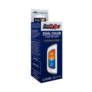 UNITED PACIFIC - UNITED PACIFIC - 36142 - LUZ DE CABINA DOUBLE FURY DE 3 LED KENWORTH T680 AMBAR/AZUL - Image 13