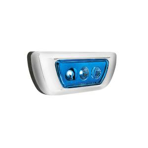 UNITED PACIFIC - UNITED PACIFIC - 36142 - LUZ DE CABINA DOUBLE FURY DE 3 LED KENWORTH T680 AMBAR/AZUL - Image 6
