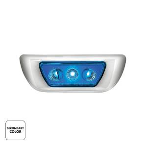 UNITED PACIFIC - UNITED PACIFIC - 36142 - LUZ DE CABINA DOUBLE FURY DE 3 LED KENWORTH T680 AMBAR/AZUL - Image 3