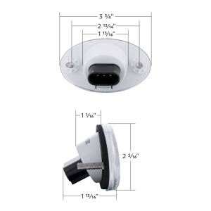 UNITED PACIFIC - UNITED PACIFIC - 30135 - DIRECCIONAL DE SALPICADERA 4 LED PARA FREIGHTLINER M2 (LED ÁMBAR/LENTE TRANSPARENTE) - Image 10