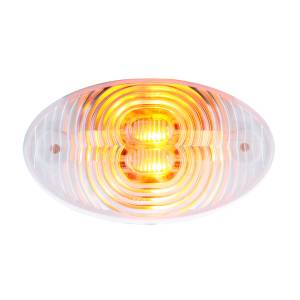 UNITED PACIFIC - 30135 - DIRECCIONAL DE SALPICADERA 4 LED PARA FREIGHTLINER M2 (LED ÁMBAR/LENTE TRANSPARENTE)