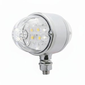 UNITED PACIFIC - UNITED PACIFIC - 32331 - LUZ DE DOBLE CARA DE SANDÍA DE 34 LED CON CARCASA CROMADA - LED ROJO/LENTE TRANSPARENTE - Image 2