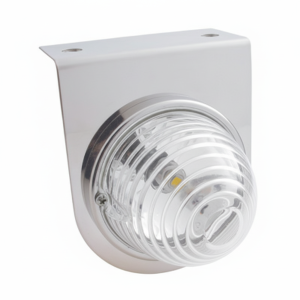 UNITED PACIFIC - 32340 - SOPORTE DE LUZ INOXIDABLE CON LUZ DE COLMENA DE 17 LED - LED ÁMBAR/LENTE TRANSPARENTE