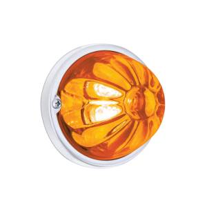 UNITED PACIFIC - 35028 - WATER MELON DE VIDRIO DOS FUNCIONES AMBAR 4 LEDS 4.5"