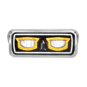 UNITED PACIFIC - 35718 - FARO LED FONDO NEGRO CON ATENUACION AUTOMATICA LUZ DE GIRO Y POSICION LADO PASAJERO