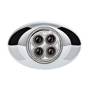 UNITED PACIFIC - UNITED PACIFIC - 36029 - PLAFON DOUBLE FURY 4 LEDS AMBAR/ROJO MICA TRANSPARENTE - Image 4