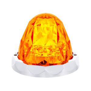 UNITED PACIFIC - UNITED PACIFIC - 36175 - WATER MELON 19 LED CRISTAL AMBAR /MICA AMBAR PANAL - Image 7