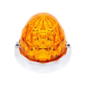 UNITED PACIFIC - UNITED PACIFIC - 36175 - WATER MELON 19 LED CRISTAL AMBAR /MICA AMBAR PANAL - Image 2