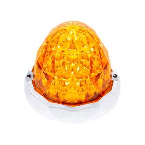 UNITED PACIFIC - 36175 - WATER MELON 19 LED CRISTAL AMBAR /MICA AMBAR PANAL