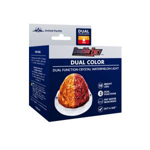 UNITED PACIFIC - UNITED PACIFIC - 36182 - WATER MELON DOUBLE FURY MICA TRANSPARENTE AMBAR/ROJO PANAL - Image 18