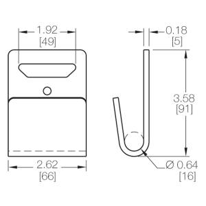 KINEDYNE - KINEDYNE - SFI0090 - GANCHO PLANO 2" PARA BANDA MARCA KINEDYNE (1015) - Image 5