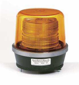 ATM - LED901-A - TORRETA DE 8" X 8.25" AMBAR NORTH AMERICAN 12-24V
