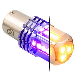 GRAND GENERAL - 70754GG - BOMBILLA 1157 BICOLOR AMBAR/MORADO