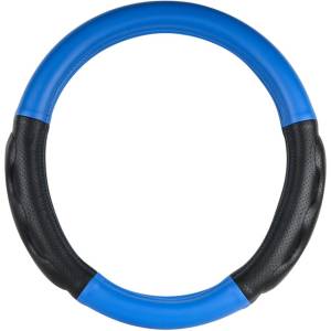 GRAND GENERAL - 54052 - CUBIERTA PARA VOLANTE 18" AZUL CON ALMOHADILLAS NEGRAS