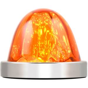 GRAND GENERAL - 81861GG - PLAFON 18 LED 3.5" S AMBAR/DARK MICA DE VIDRIO