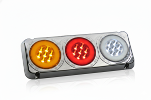 ATM - 1046ST - LAMPARA STOP HALO TRIPLE PEQUEÑA DE IDENTIFICACION 57 LEDS.