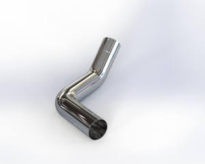 EXFLEX - EXFLEX - ECK351750-L - CODO CROMADO KENWORTH W900L CENTENARIO CONMEMORATIVO IZQUIERDO. CONDUCTOR - Image 2