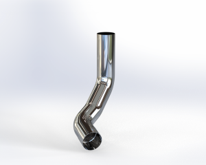 EXFLEX - EXFLEX - ECK262350-L - CODO CROMADO KENWORTH W900 / T800 CENTENARIO CONMEMORATIVO IZQUIERDO. CONDUCTOR - Image 2