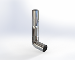 EXFLEX - EXFLEX - ECK262350-L - CODO CROMADO KENWORTH W900 / T800 CENTENARIO CONMEMORATIVO IZQUIERDO. CONDUCTOR - Image 3