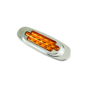 ILUMINATI - ILUMINATI - D1002AW - PLAFON 16 LEDS AMBAR OVALADO 16.4 X 5.3 X 2.2 CENTIMETROS BISEL CROMADO 12-24V - Image 2