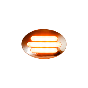 ATM - ATM - 1077A - PLAFON LATERAL 12 LED 3 BARRAS PEQUEÑAS AMBAR MICA AMBAR 12-24V - Image 2