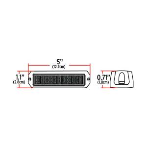 TRUX - TRUX - TLED-W26A26 - LUCES LED DIRECCIONALES LUZ ESTROBOSCOPICA AMBAR 36 PATRONES 6 DIODOS - Image 4
