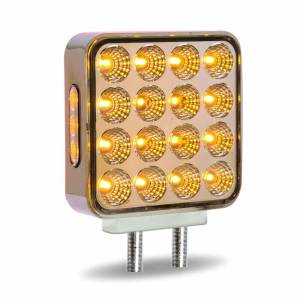 TRUX - TRUX-TLED-SDXB-DOBLE CARA AMBAR/ROJO GIRO Y MARCADOR A LUZ 38 LED CUADRADA AUXILIAR AZUL - Image 8