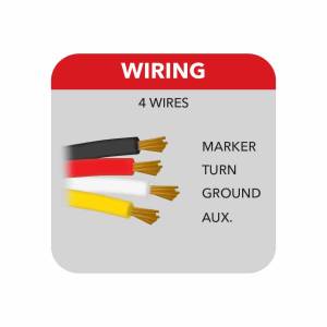 TRUX - TRUX-TLED-SDXB-DOBLE CARA AMBAR/ROJO GIRO Y MARCADOR A LUZ 38 LED CUADRADA AUXILIAR AZUL - Image 12