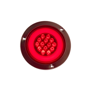 ILUMINATI - ILUMINATI - D1030RW - PLAFON 32 LEDS ROJO REDONDO 4" HALO BISEL ACERO INOXIDABLE 12-24V - Image 4