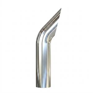 EXFLEX - EXFLEX - OZ5696-IC - PIPA CROMADA 45° TIPO OZZIE 6" X 96" CON REDUCCION A 5" ID - Image 3